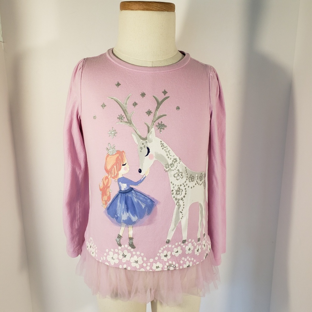 Gymboree NWOT Long Sleeved Tutu Tshirt 4T